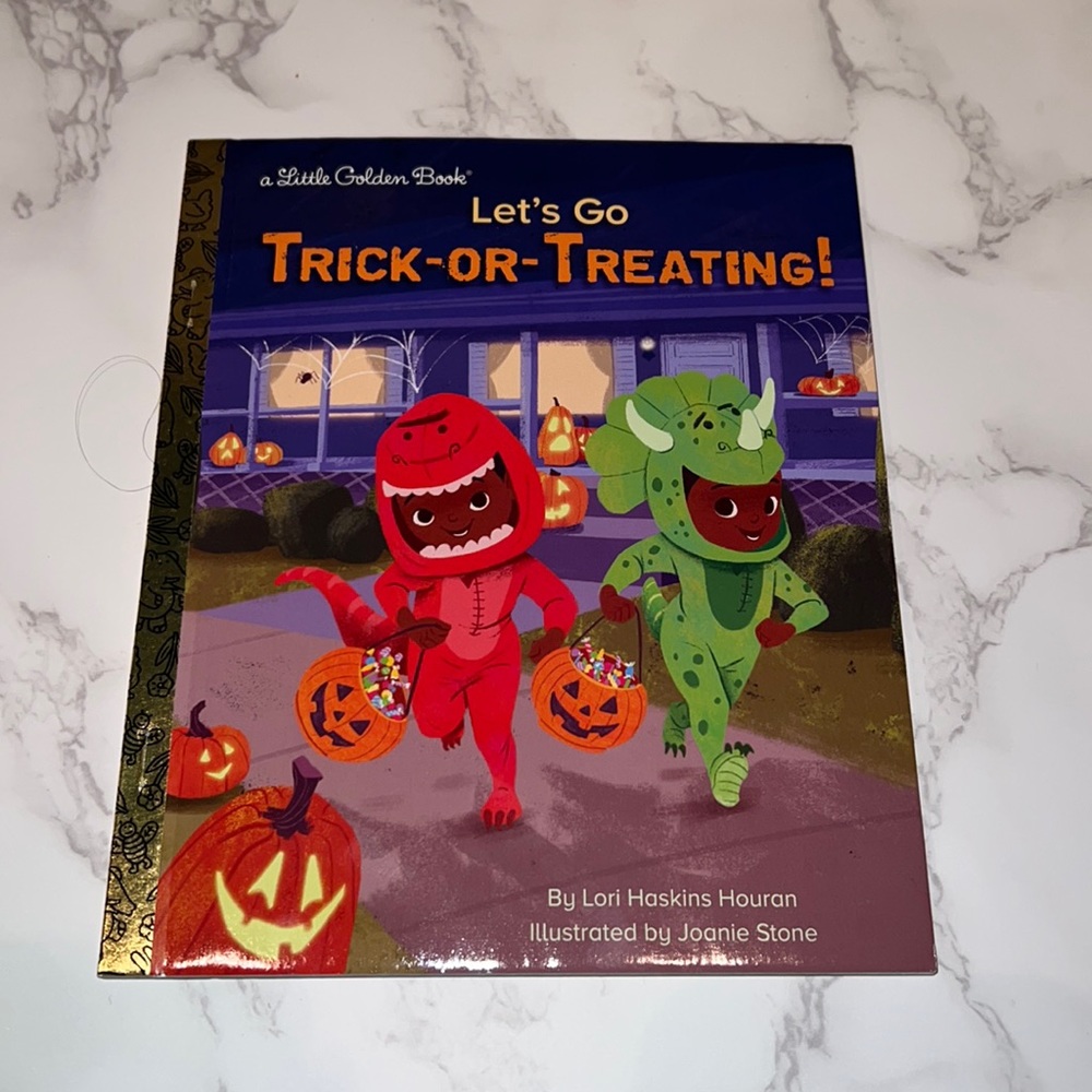 New Little Golden Book: Let's Go Trick-Or-Treating! (Hardcover)